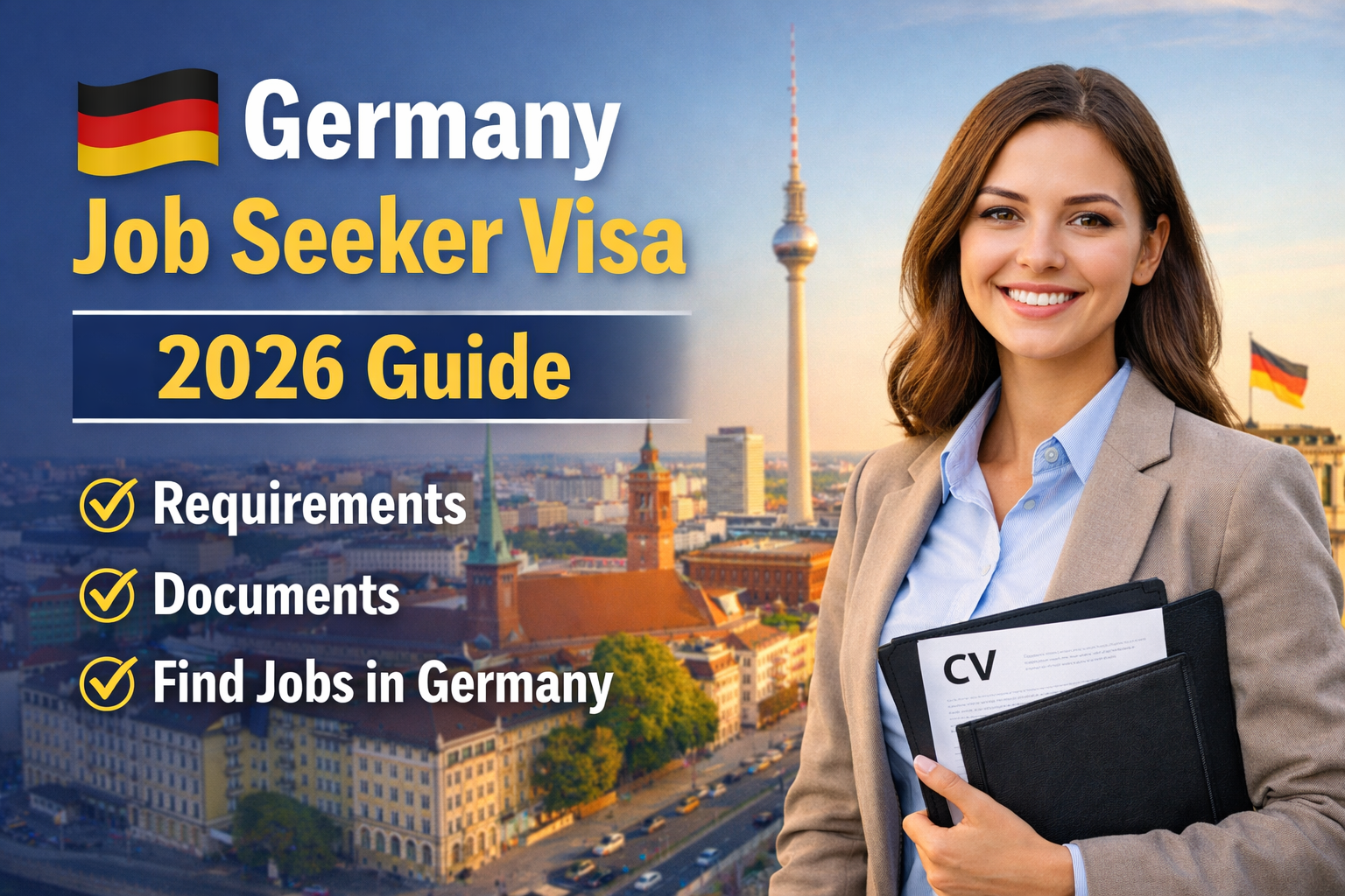 Germany Job Seeker Visa 2026: Requirements, Funds & Apply Guide