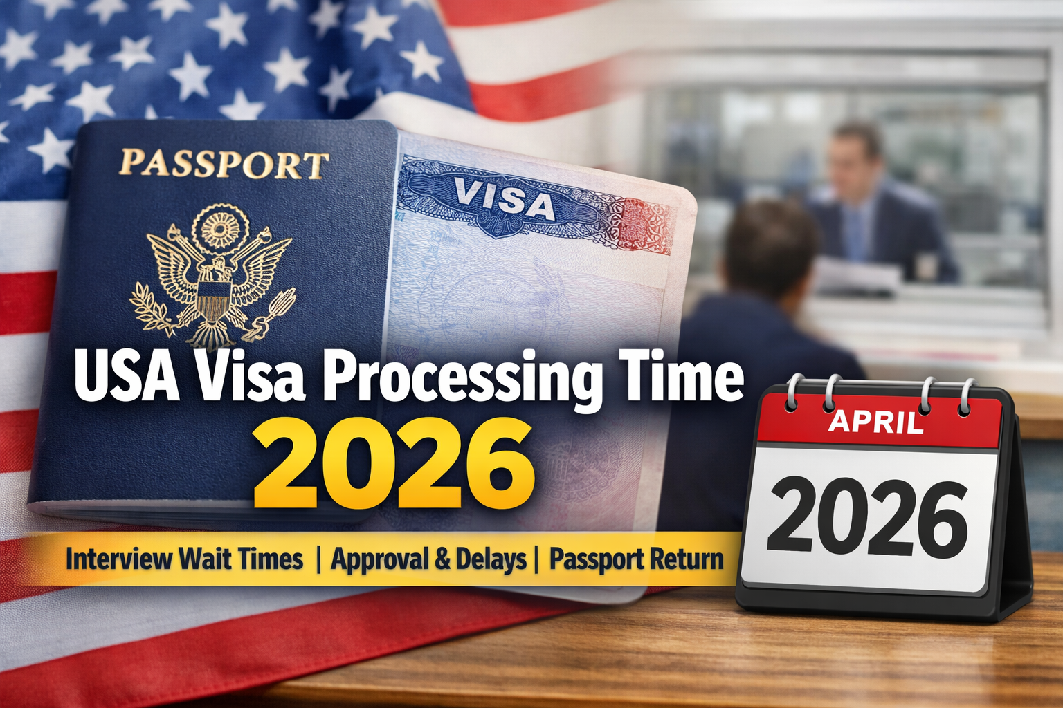 USA Visa Processing Time 2026 – Real Waiting Period After Interview