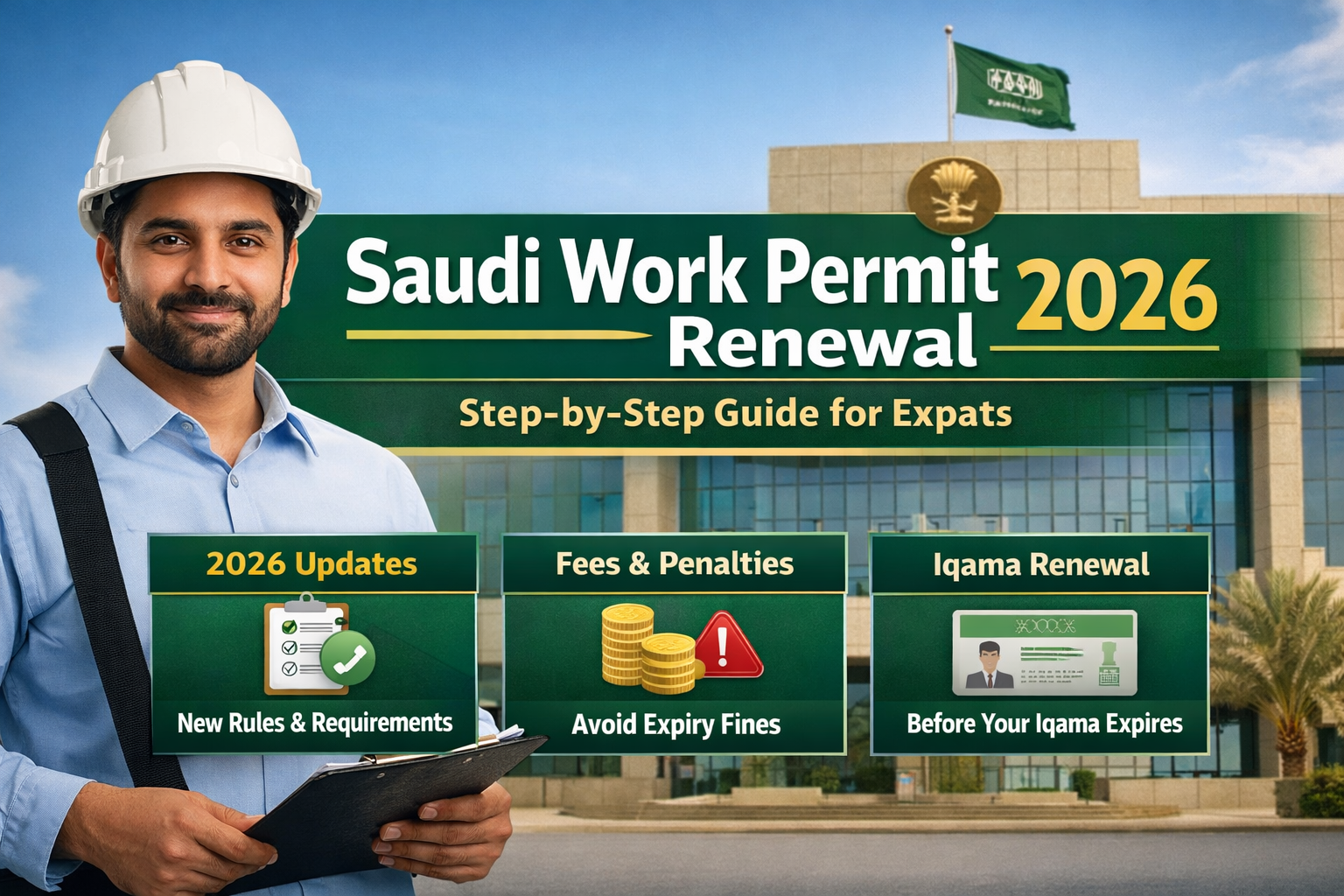 Saudi Work Permit Renewal 2026: